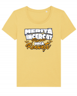 Motivational - merita incercat, pierzi daca renunti Tricou mânecă scurtă guler larg fitted Damă Expresser