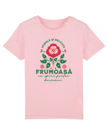 Femeia - fragilă și delicata, frumoasa, cu spini pentru dusmani Cotton Pink