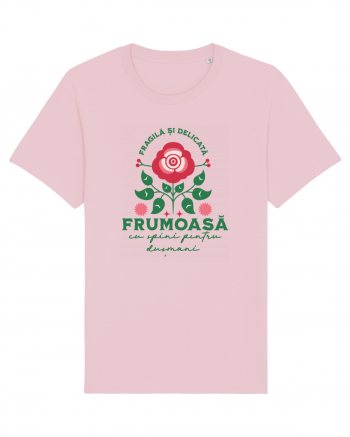 Femeia - fragilă și delicata, frumoasa, cu spini pentru dusmani Cotton Pink