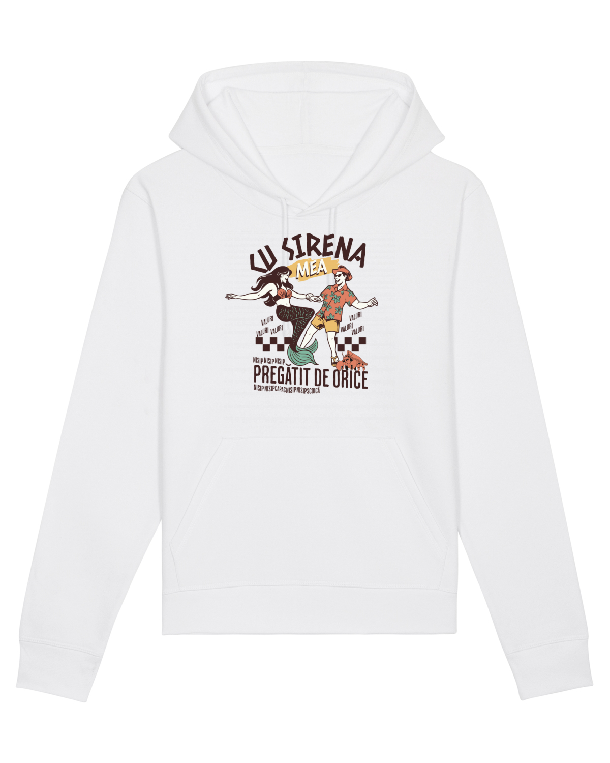 Hanorac Unisex Drummer White