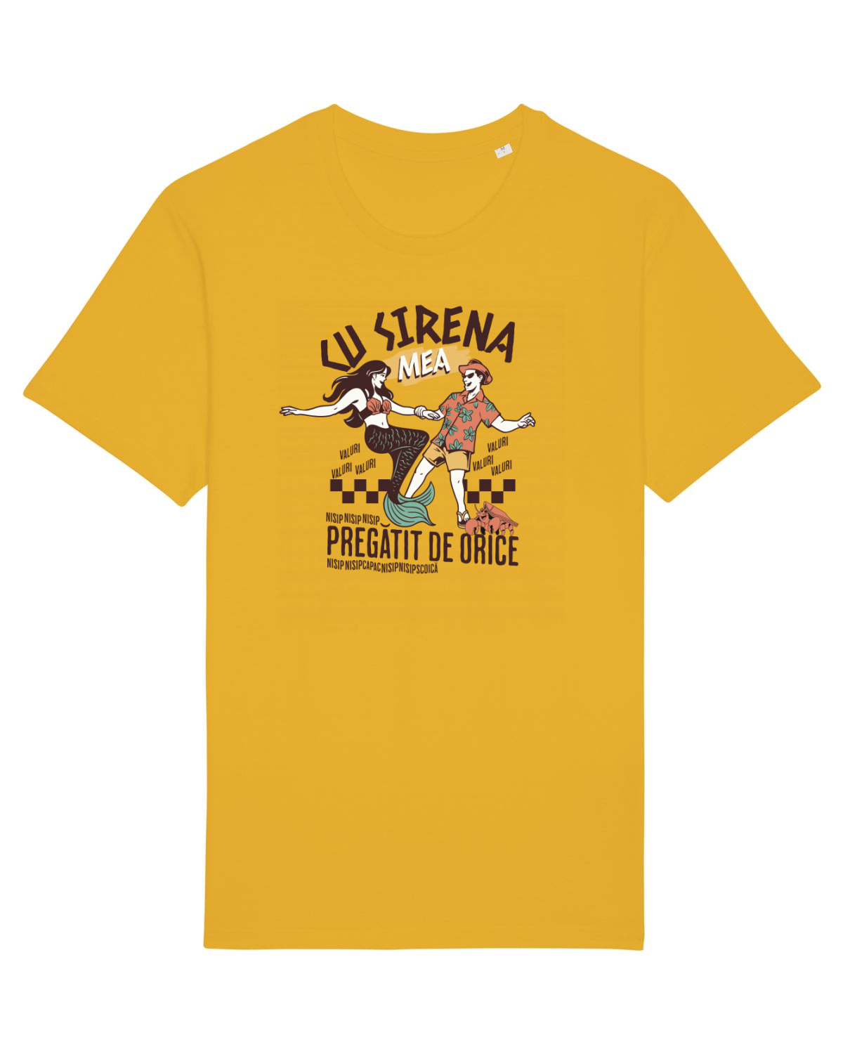 Tricou mânecă scurtă Unisex Rocker Spectra Yellow