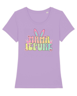 De Paște - Mama iepure Tricou mânecă scurtă guler larg fitted Damă Expresser