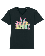 De Paște - Mama iepure Tricou mânecă scurtă guler V Bărbat Presenter