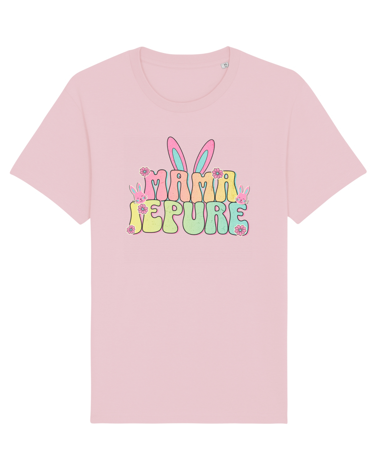 Tricou mânecă scurtă Unisex Rocker Cotton Pink