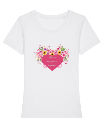 Love is everywhere, anytime. White
