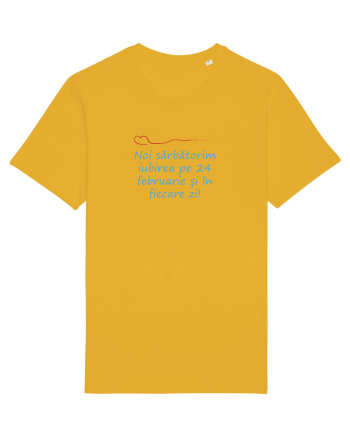 Iubirea se sărbătorește pe 14 februarie și în fiecare zi! Tricou mânecă scurtă Unisex Rocker