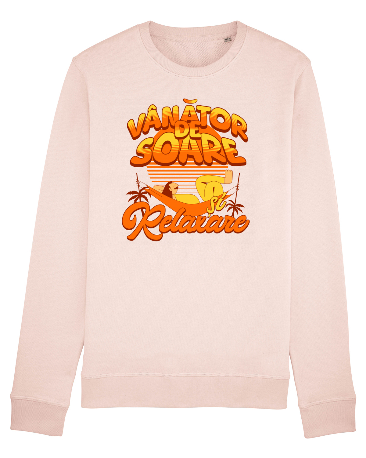 Bluză mânecă lungă Unisex Rise Candy Pink