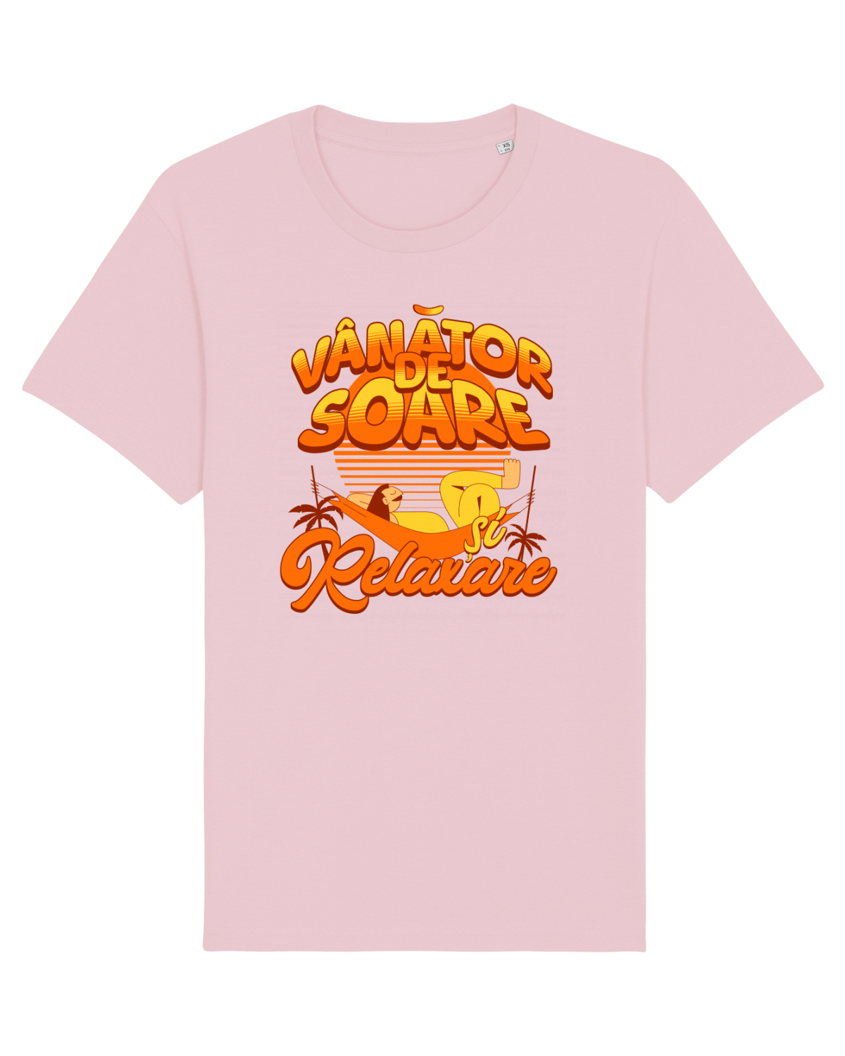 Tricou mânecă scurtă Unisex Rocker Cotton Pink