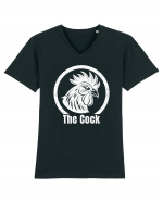 The Cock | Logo Tricou mânecă scurtă guler V Bărbat Presenter