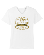 Pofta de viata Tricou mânecă scurtă guler V Bărbat Presenter
