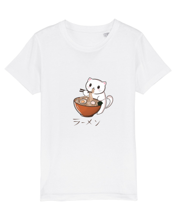 Ramen cat  White
