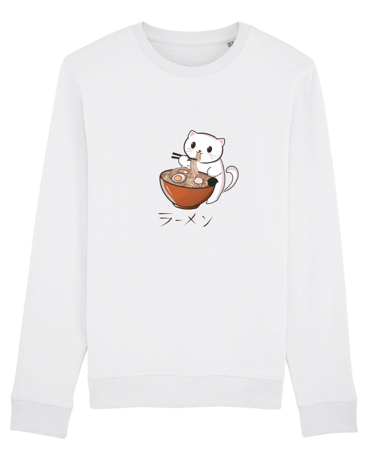 Bluză mânecă lungă Unisex Rise White