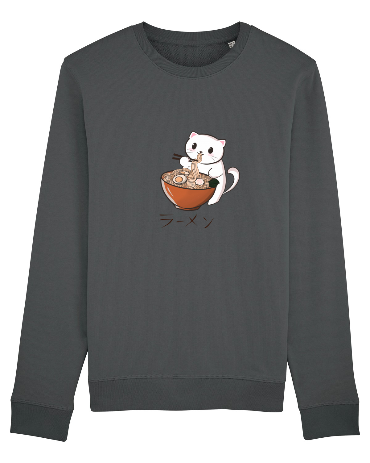 Bluză mânecă lungă Unisex Rise Anthracite