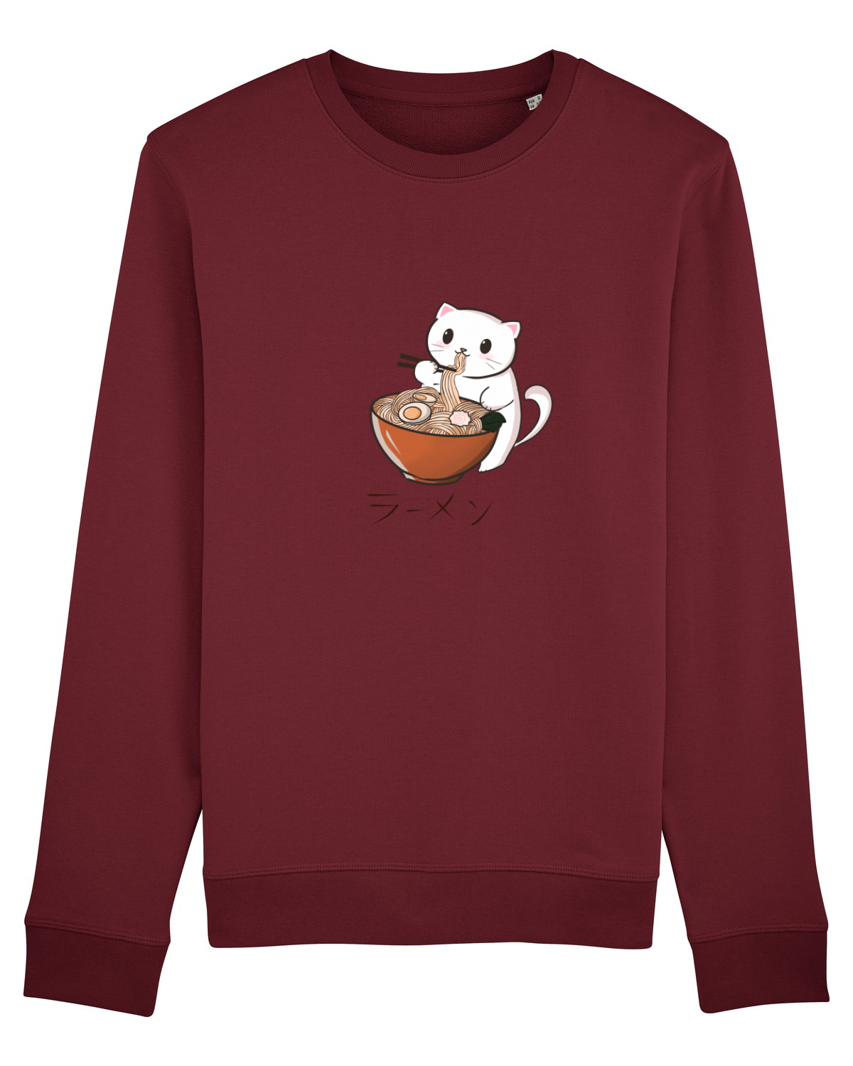 Bluză mânecă lungă Unisex Rise Burgundy