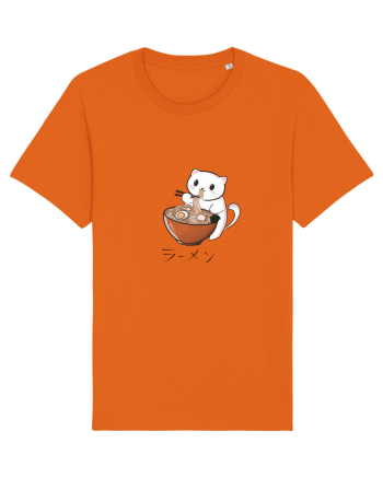 Ramen cat  Bright Orange