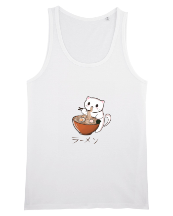 Ramen cat  White