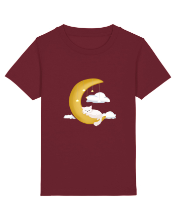 Pisică cu lună Burgundy