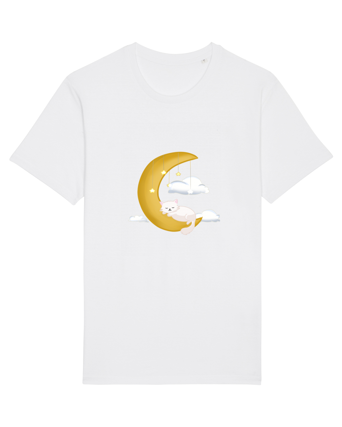 Tricou mânecă scurtă Unisex Rocker White