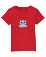 Surprised cat  Tricou mânecă scurtă  Copii Mini Creator