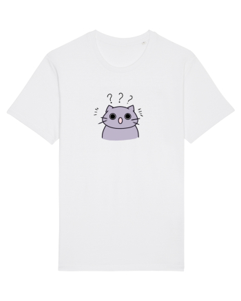 Surprised cat  White