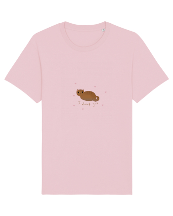 I loaf you cat Cotton Pink