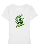 Golf și bani- Mentalitate de învingător Tricou mânecă scurtă guler larg fitted Damă Expresser