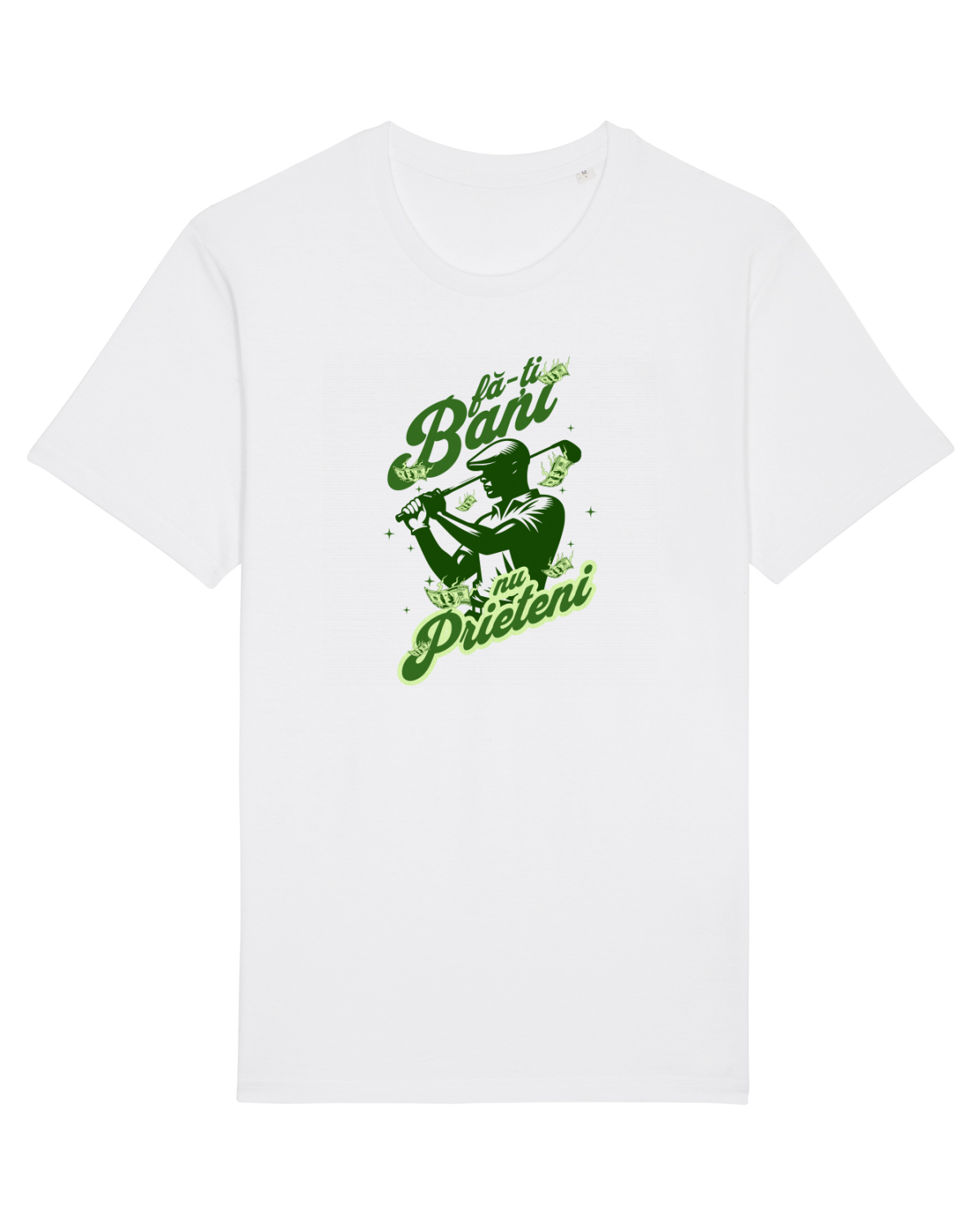 Tricou mânecă scurtă Unisex Rocker White