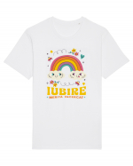 Iubire - Merita incercat  Tricou mânecă scurtă Unisex Rocker