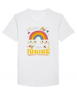 Iubire - Merita incercat  Tricou mânecă scurtă guler larg Bărbat Skater