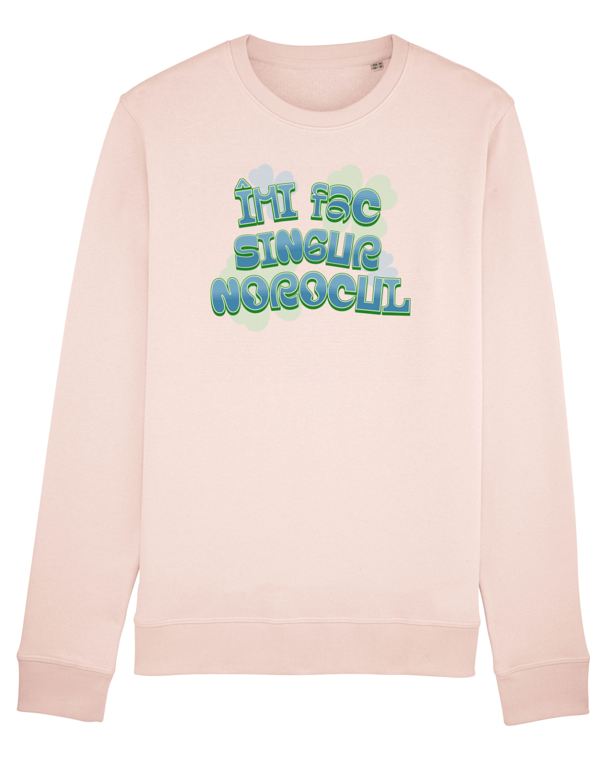 Bluză mânecă lungă Unisex Rise Candy Pink