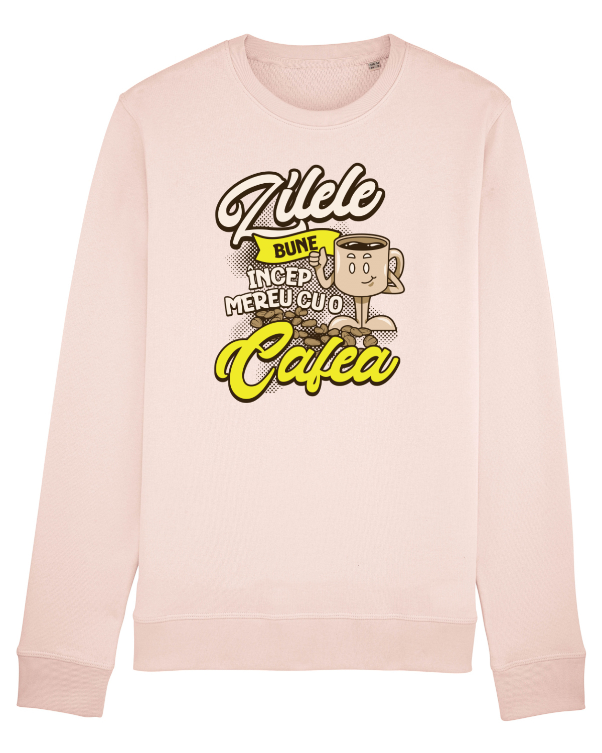 Bluză mânecă lungă Unisex Rise Candy Pink