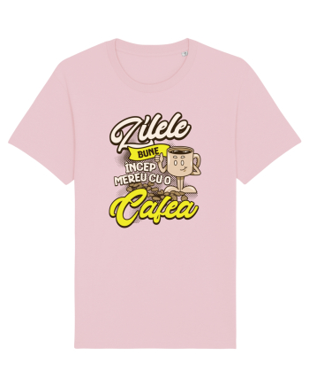 Cafea buna- Așa incep zilele bune Cotton Pink