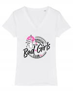 Bad Girls CLUB Tricou mânecă scurtă guler V Damă Evoker