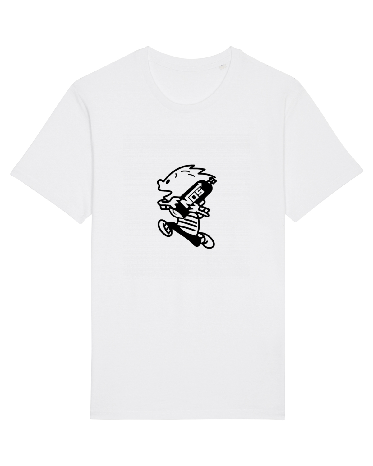 Tricou mânecă scurtă Unisex Rocker White