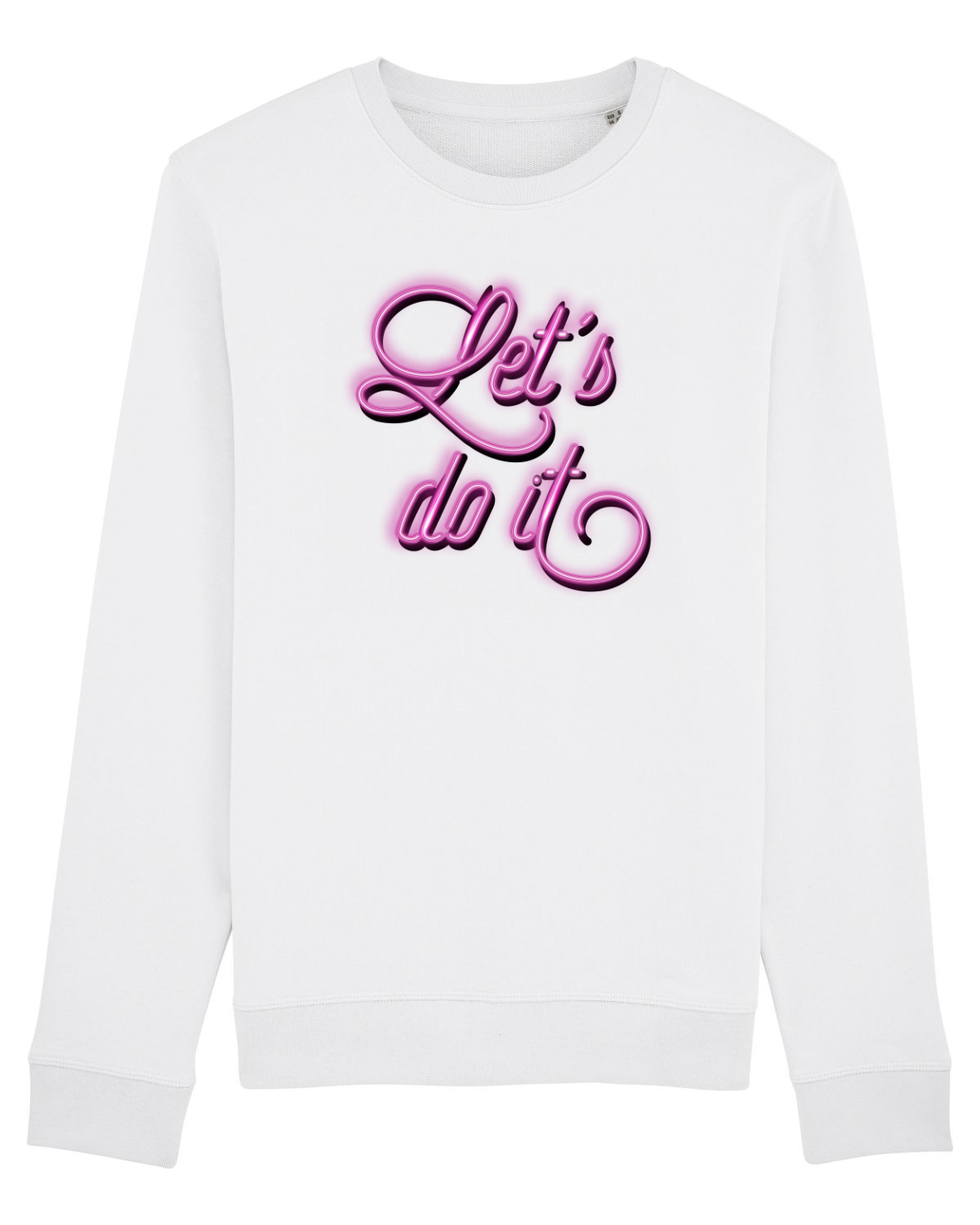 Bluză mânecă lungă Unisex Rise White