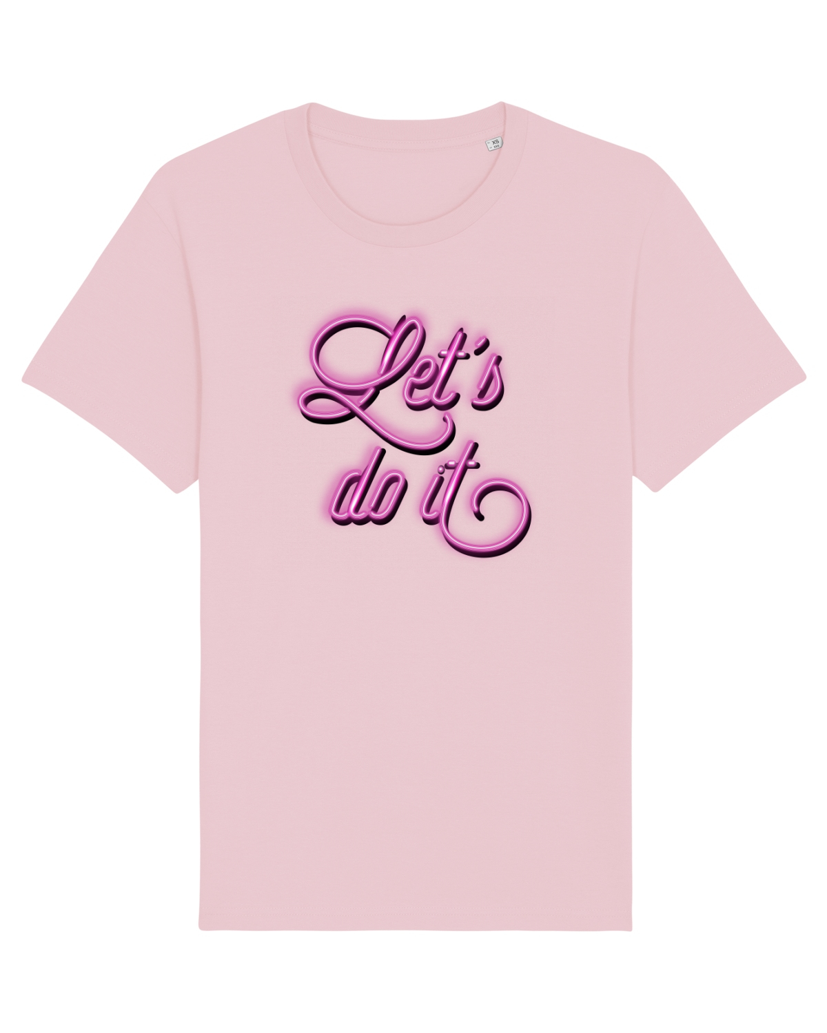 Tricou mânecă scurtă Unisex Rocker Cotton Pink