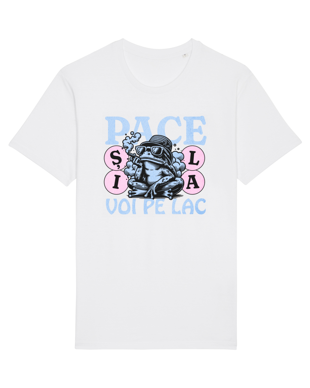 Tricou mânecă scurtă Unisex Rocker White