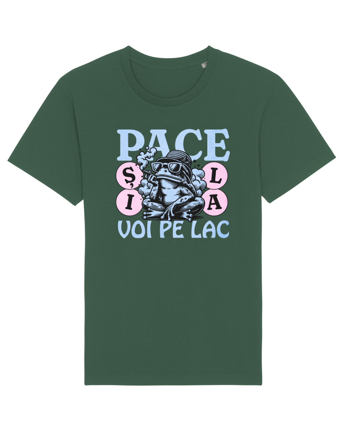 Tricou mânecă scurtă Unisex Rocker Bottle Green