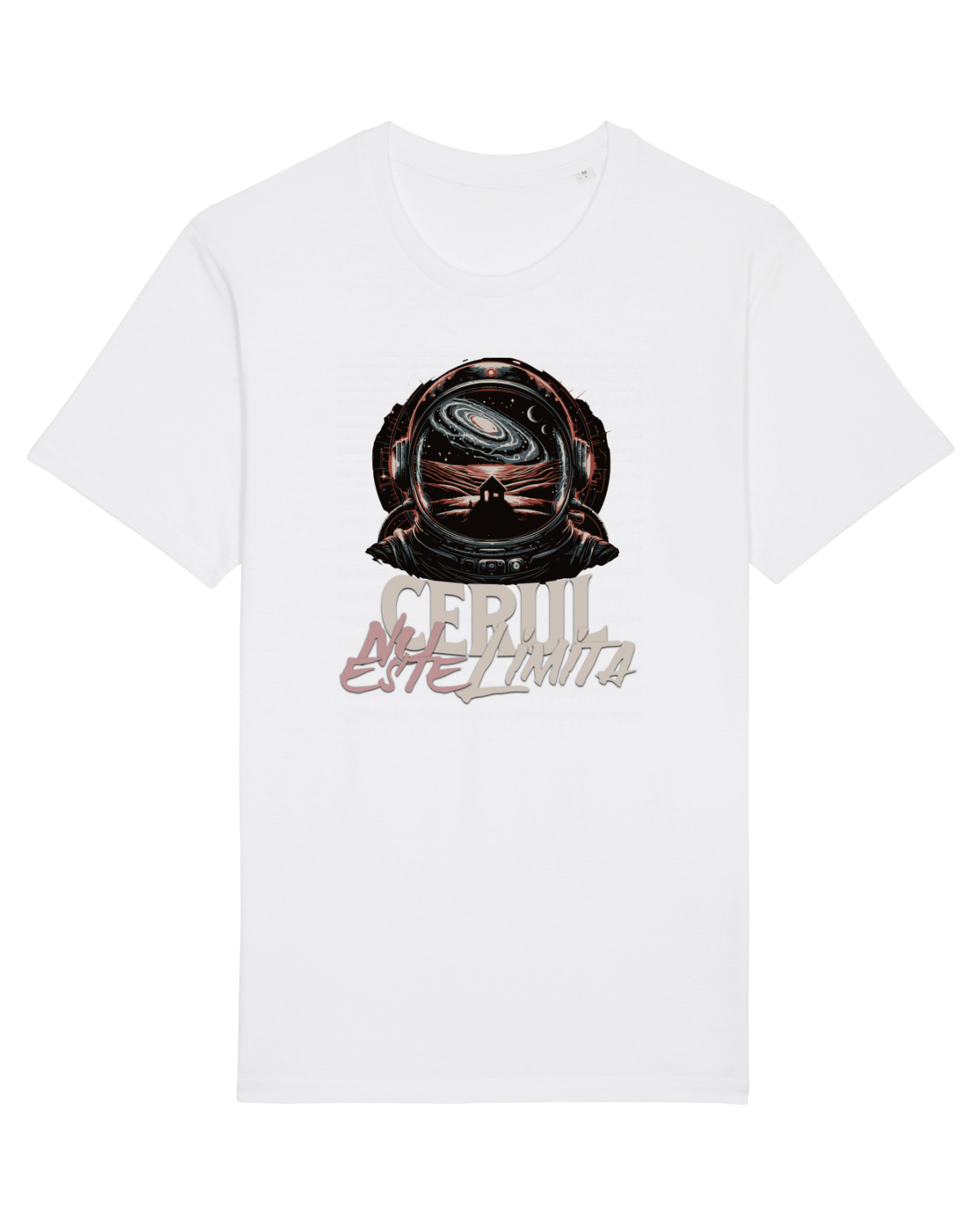 Tricou mânecă scurtă Unisex Rocker White