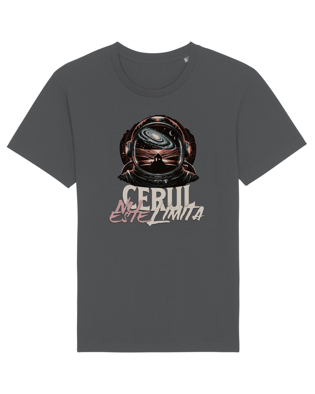 Tricou mânecă scurtă Unisex Rocker Anthracite