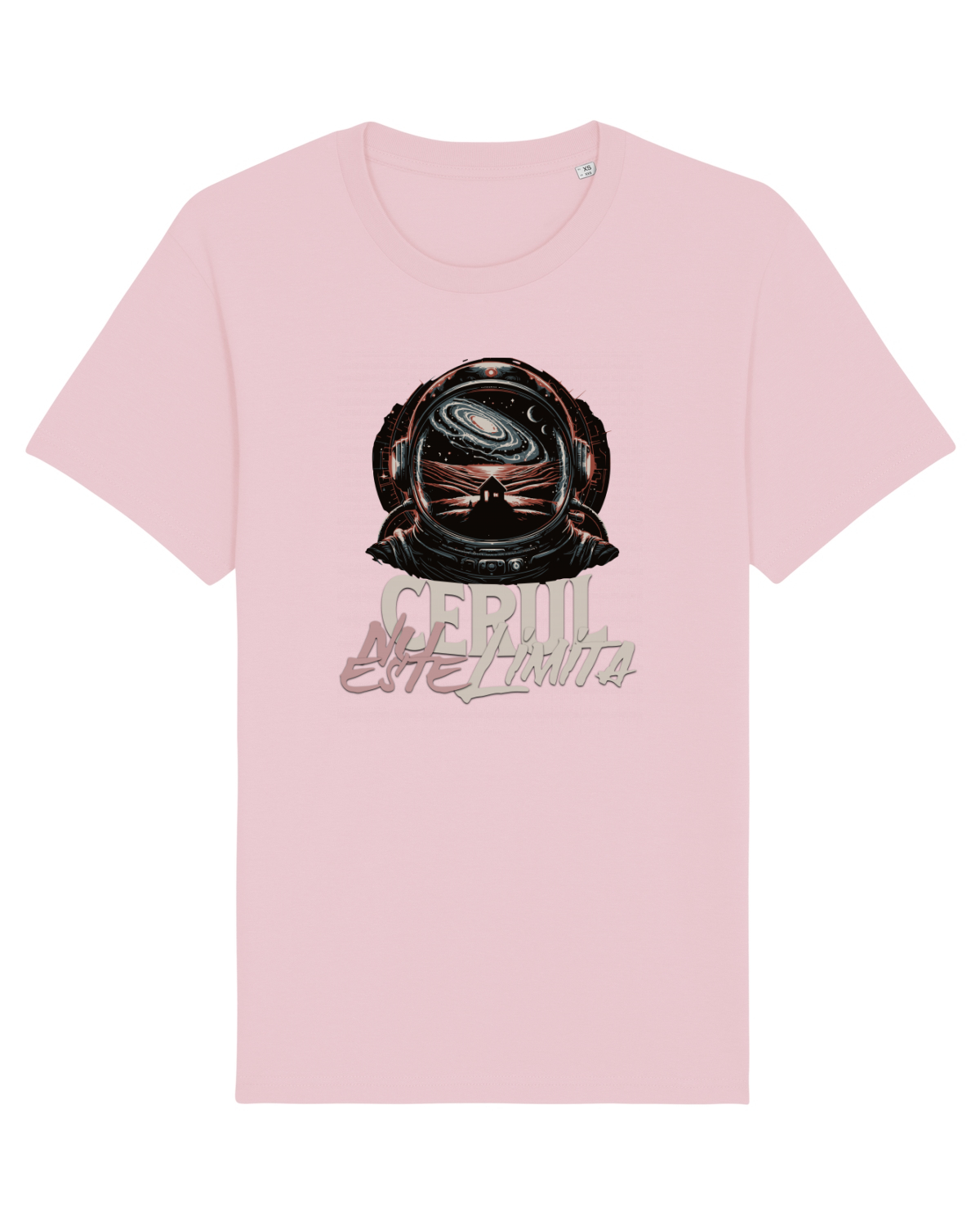 Tricou mânecă scurtă Unisex Rocker Cotton Pink