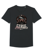 Astronaut - cerul nu este limita Tricou mânecă scurtă guler larg Bărbat Skater