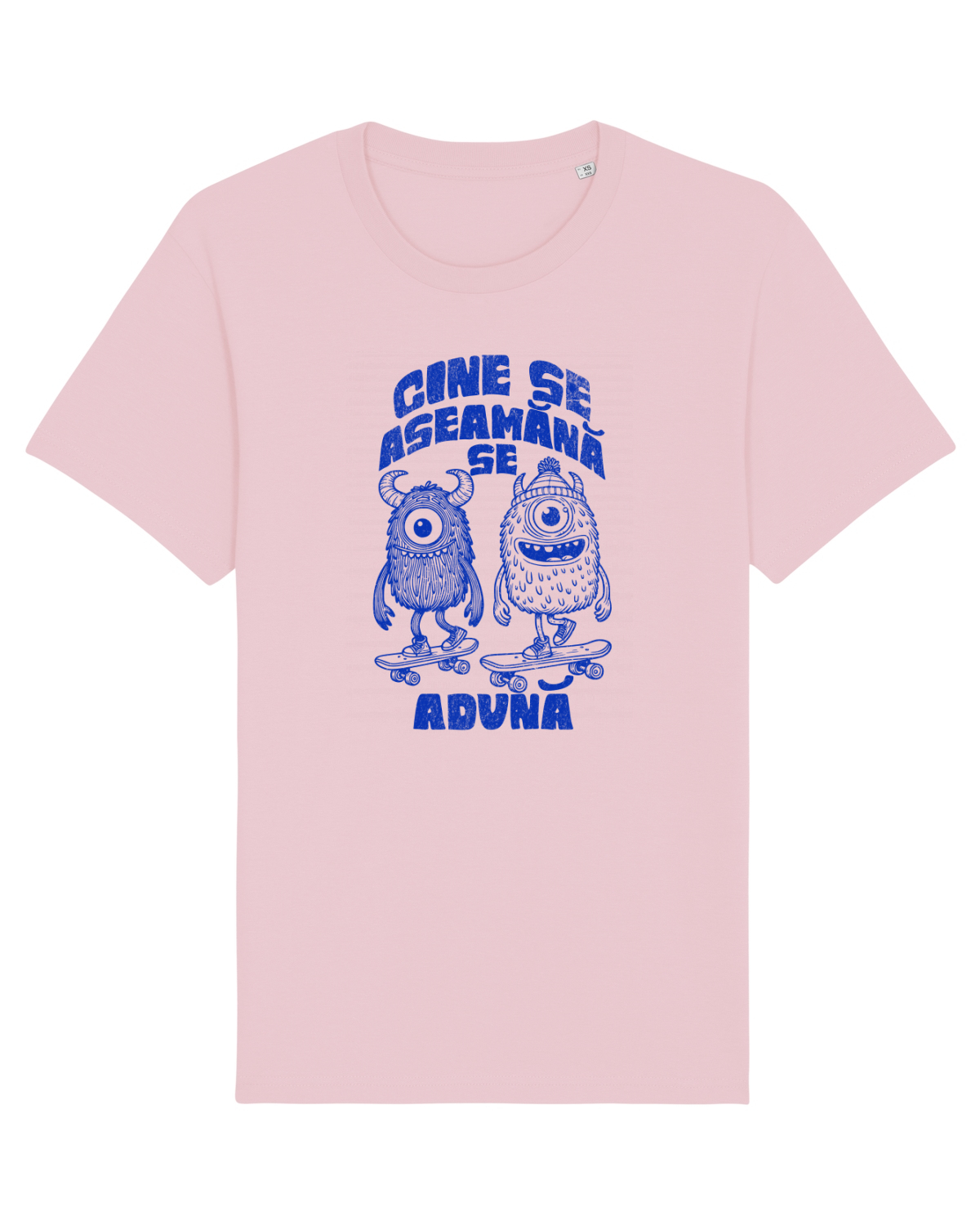 Tricou mânecă scurtă Unisex Rocker Cotton Pink