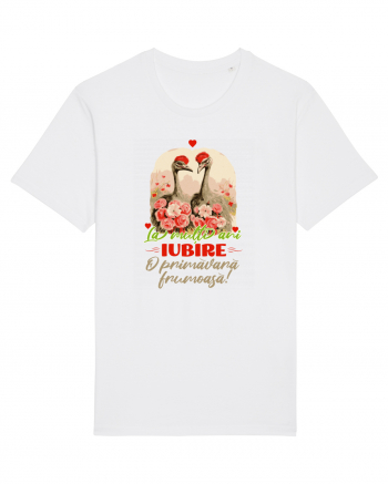 O primăvară frumoasă Iubire Tricou mânecă scurtă Unisex Rocker