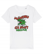 Dinozaur mandru  Tricou mânecă scurtă  Copii Mini Creator