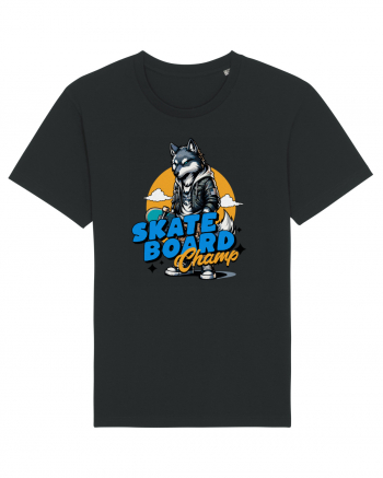 Skateboard champ Tricou mânecă scurtă Unisex Rocker