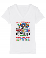 AUTISM Tricou mânecă scurtă guler V Damă Evoker