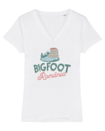 Bigfoot Romania  Tricou mânecă scurtă guler V Damă Evoker