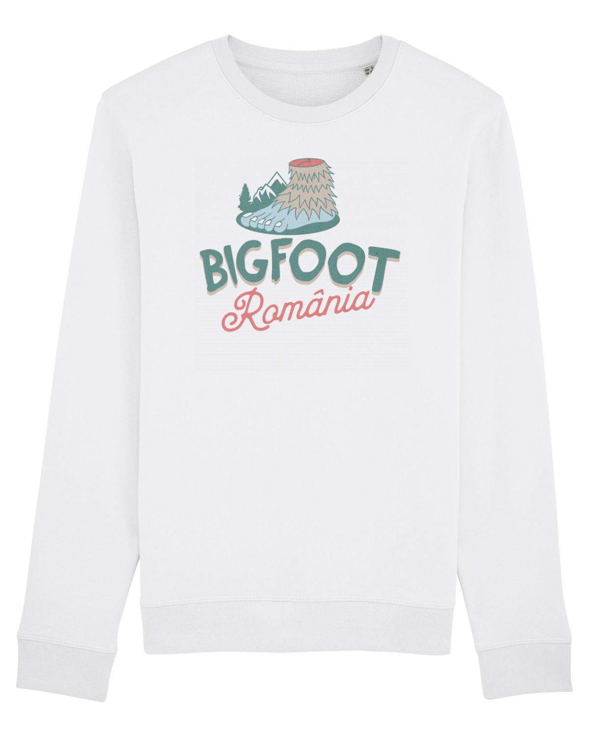 Bluză mânecă lungă Unisex Rise White