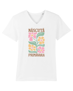 Născută primavara Tricou mânecă scurtă guler V Bărbat Presenter